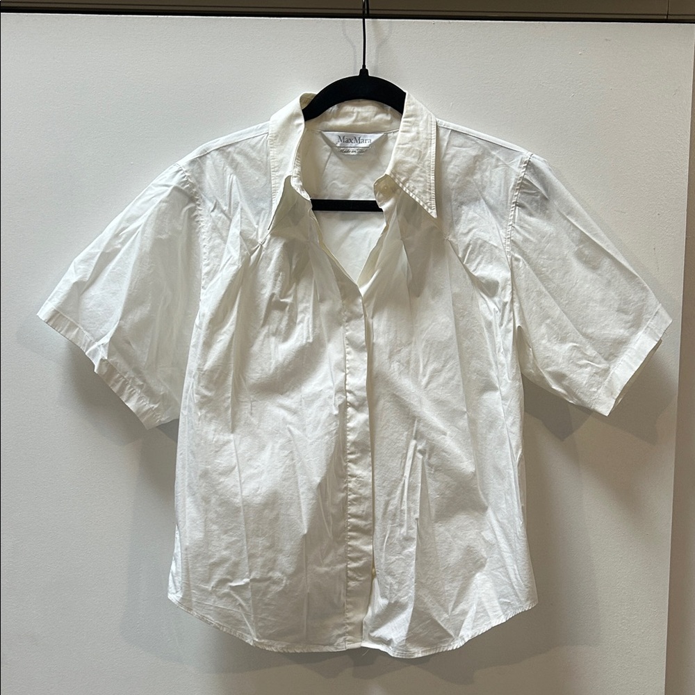 MaxMara Short Sleeved Button Down